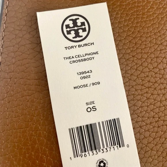 🍀🎀NEW🎀Tory Burch Thea CellPhone crossbody bag/shoulder bag/leather - Picture 10 of 12